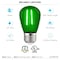 Luxrite S14 LED Edison Green Light Bulbs 0.5W Colored Bulb for String Lights E26 Base, 4PK LR21732-4PK - alternate 7